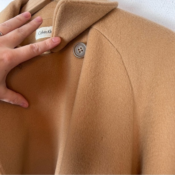 Calvin Klein Tan Pea Coat - Picture 4 of 15